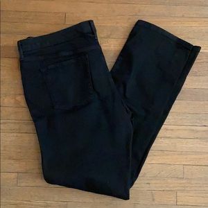 Mossimo denim mid-rise straight black jeans. 14R.